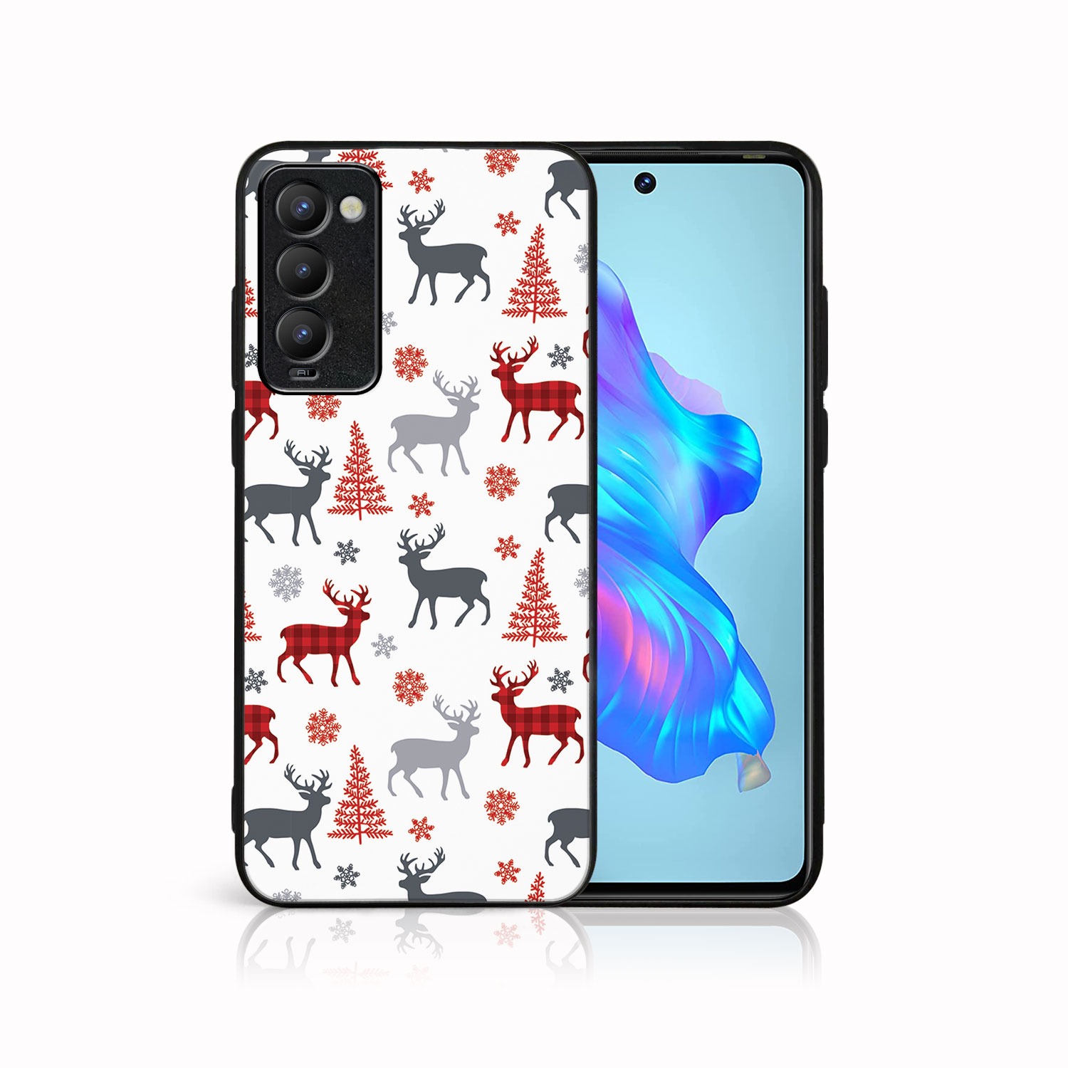 E-shop MY ART Kryt s vianočným dizajnom Tecno Camon 18 DEER (068)
