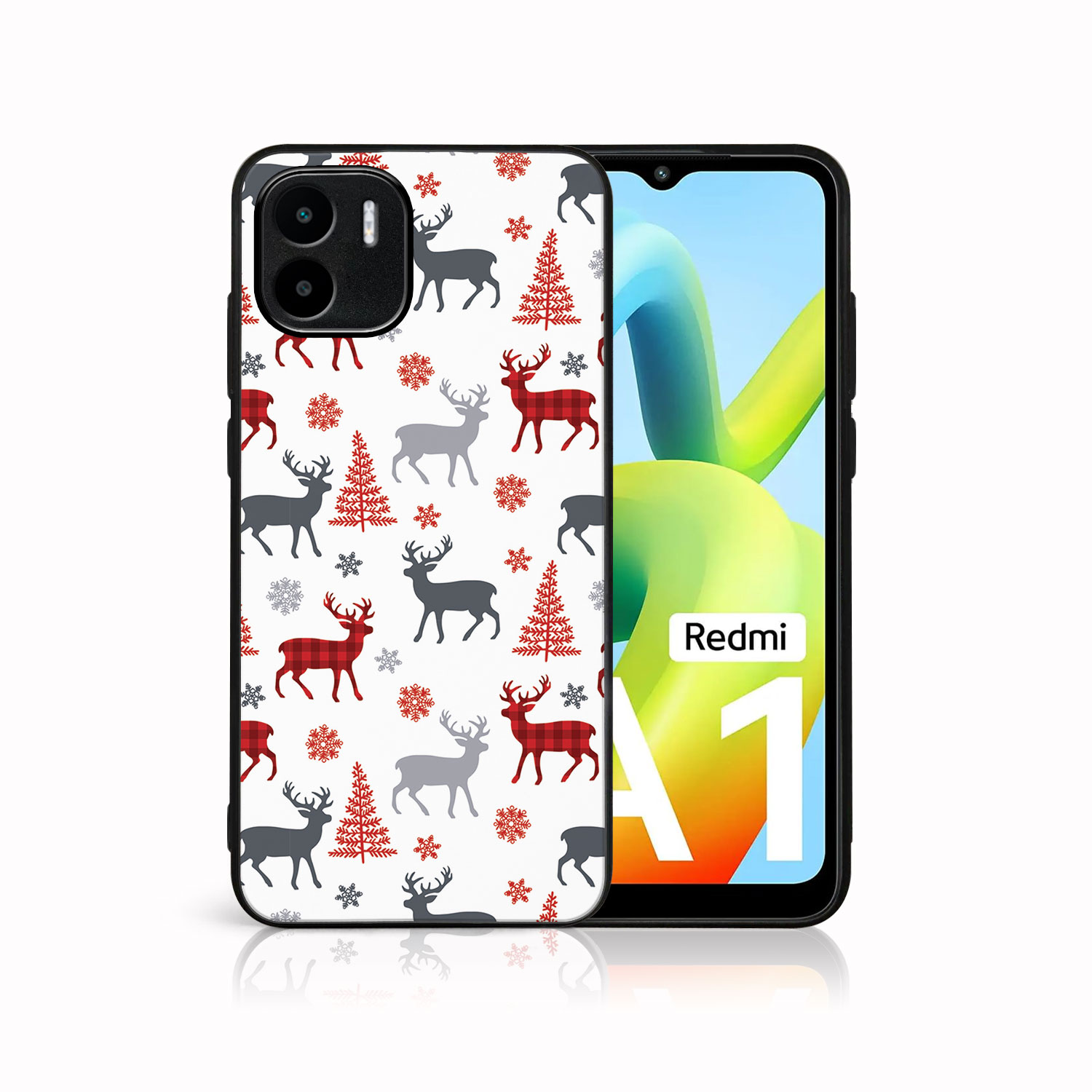 E-shop MY ART Kryt s vianočným dizajnom Xiaomi Redmi A1 / Redmi A2 DEER (068)