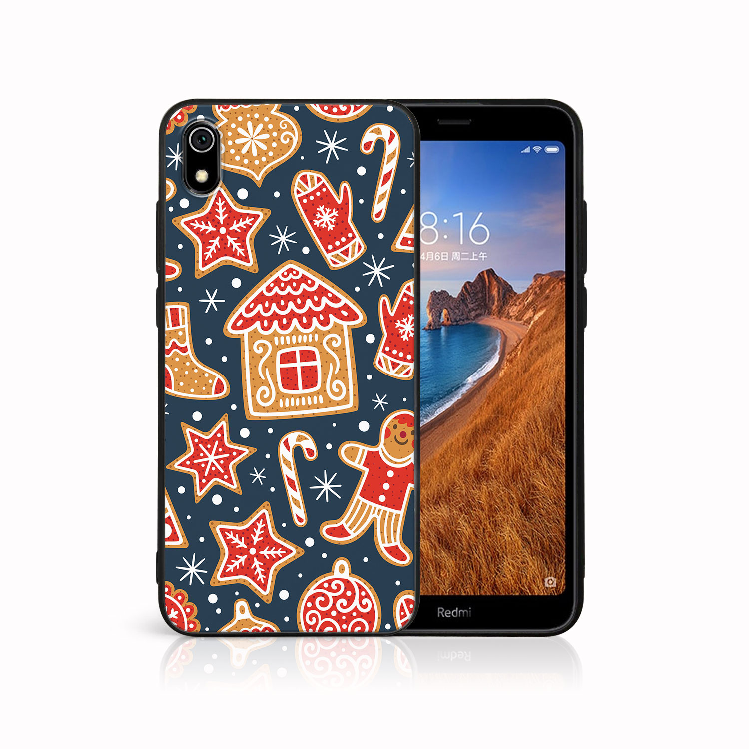 E-shop MY ART Kryt s vianočným dizajnom Xiaomi Redmi 7A CHRISTMAS (069)