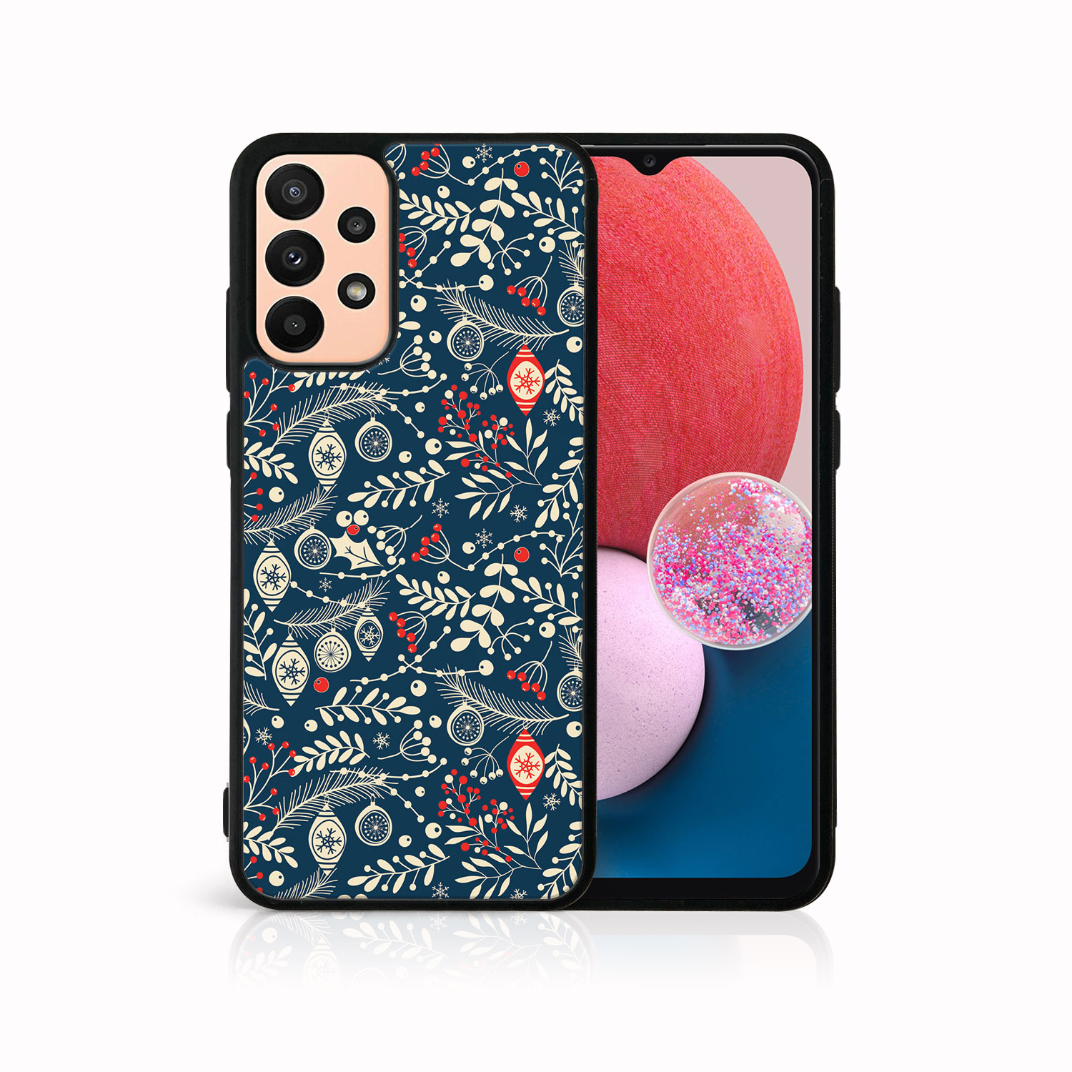 E-shop MY ART Kryt s vianočným dizajnom Samsung Galaxy A13 MISTLETOE (070)