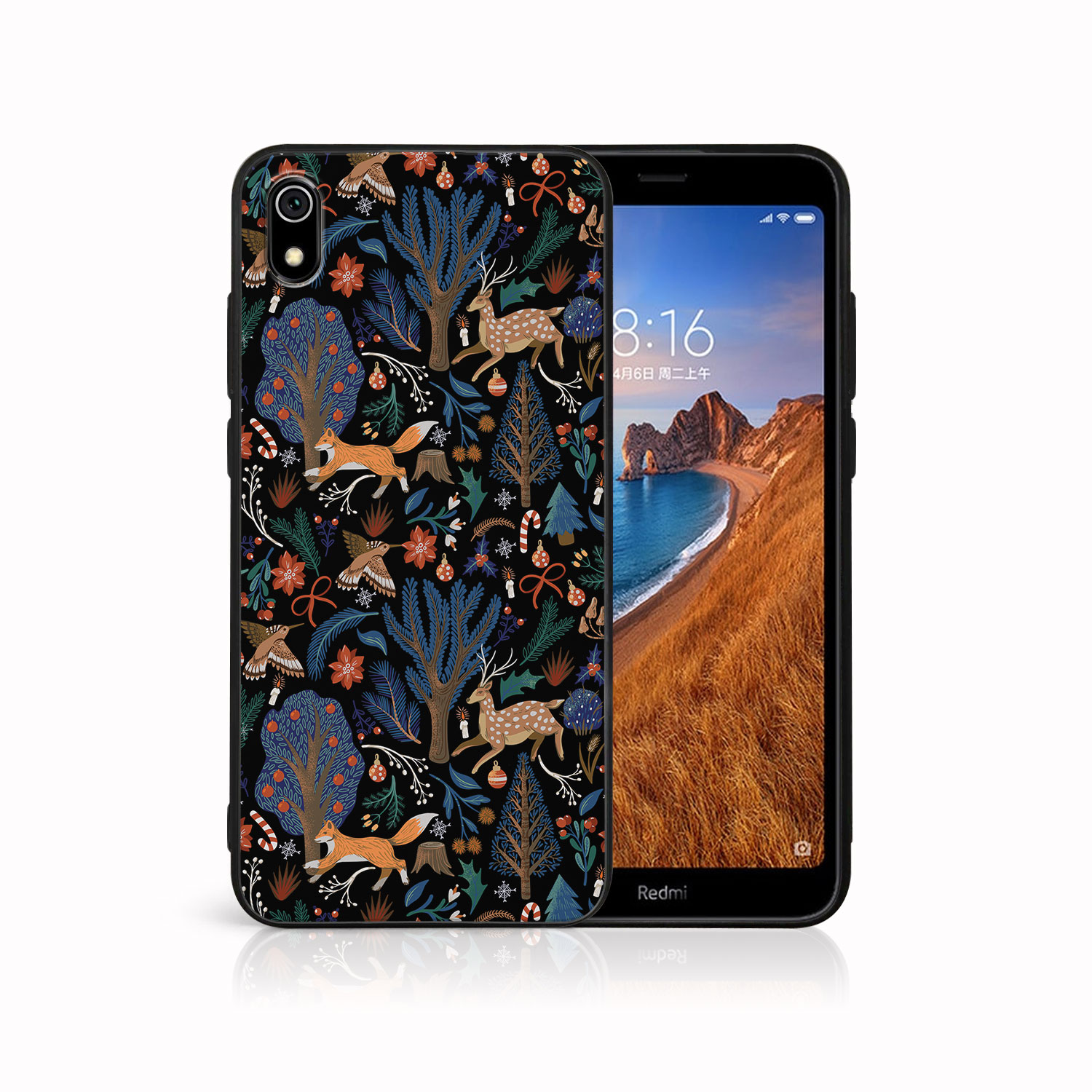 E-shop MY ART Kryt s vianočným dizajnom Xiaomi Redmi 7A WINTER (071)