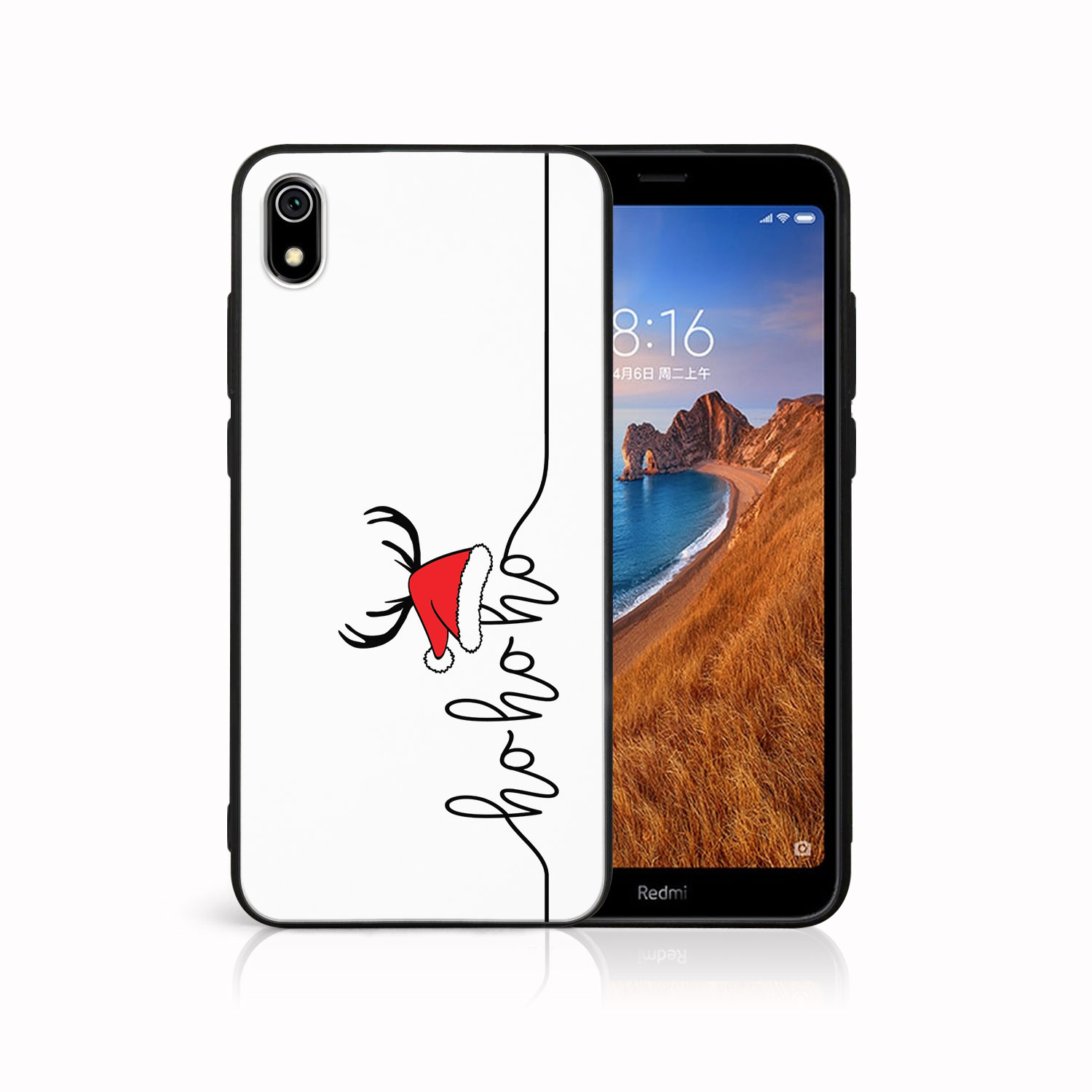 E-shop MY ART Kryt s vianočným dizajnom Xiaomi Redmi 7A HOHOHO (073)