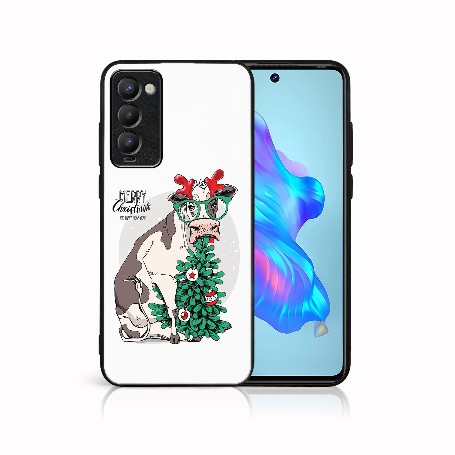 E-shop MY ART Kryt s vianočným dizajnom Tecno Camon 18 MERRY CHRISTMAS (074)