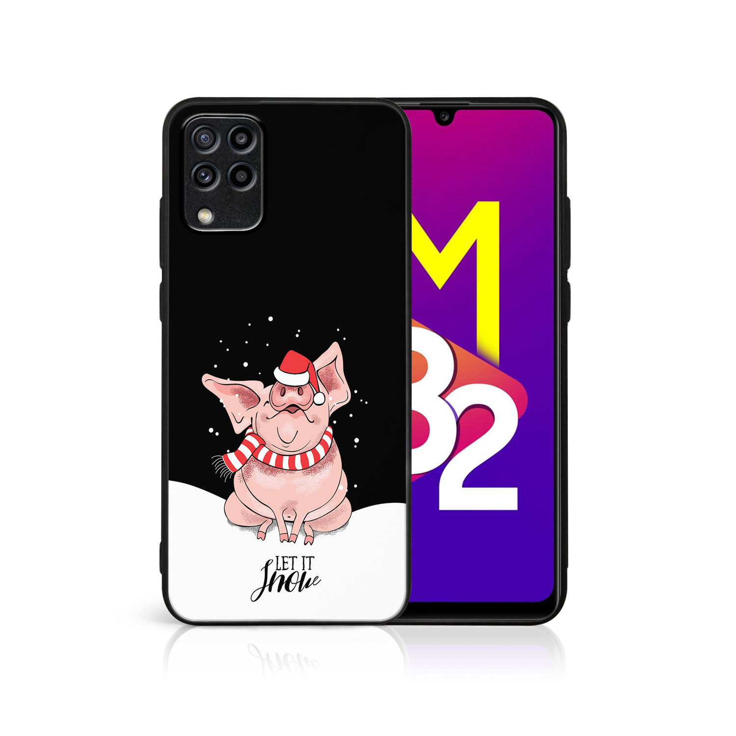 E-shop MY ART Kryt s vianočným dizajnom Samsung Galaxy M33 5G LET IT SNOW (075)