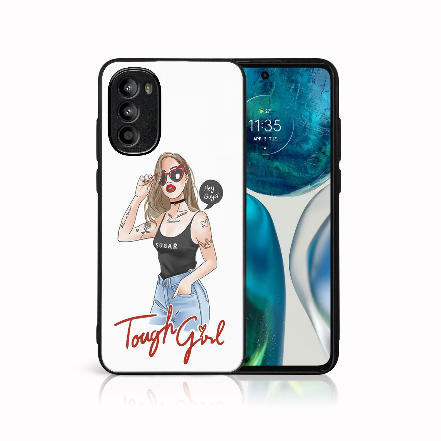 E-shop MY ART Ochranný obal Motorola Moto G52 TOUGH GIRL (131)