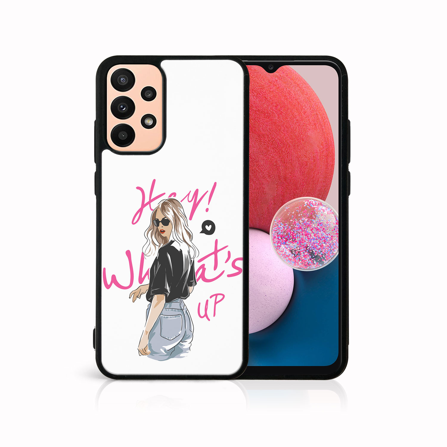E-shop MY ART Ochranný obal Samsung Galaxy A13 WHATSUP (132)