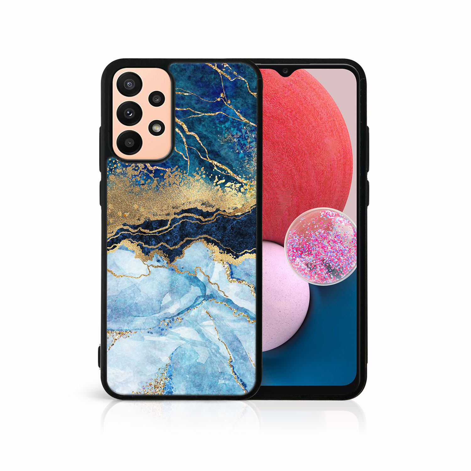 E-shop MY ART Ochranný obal Samsung Galaxy A13 BLUE MARBLE (141)