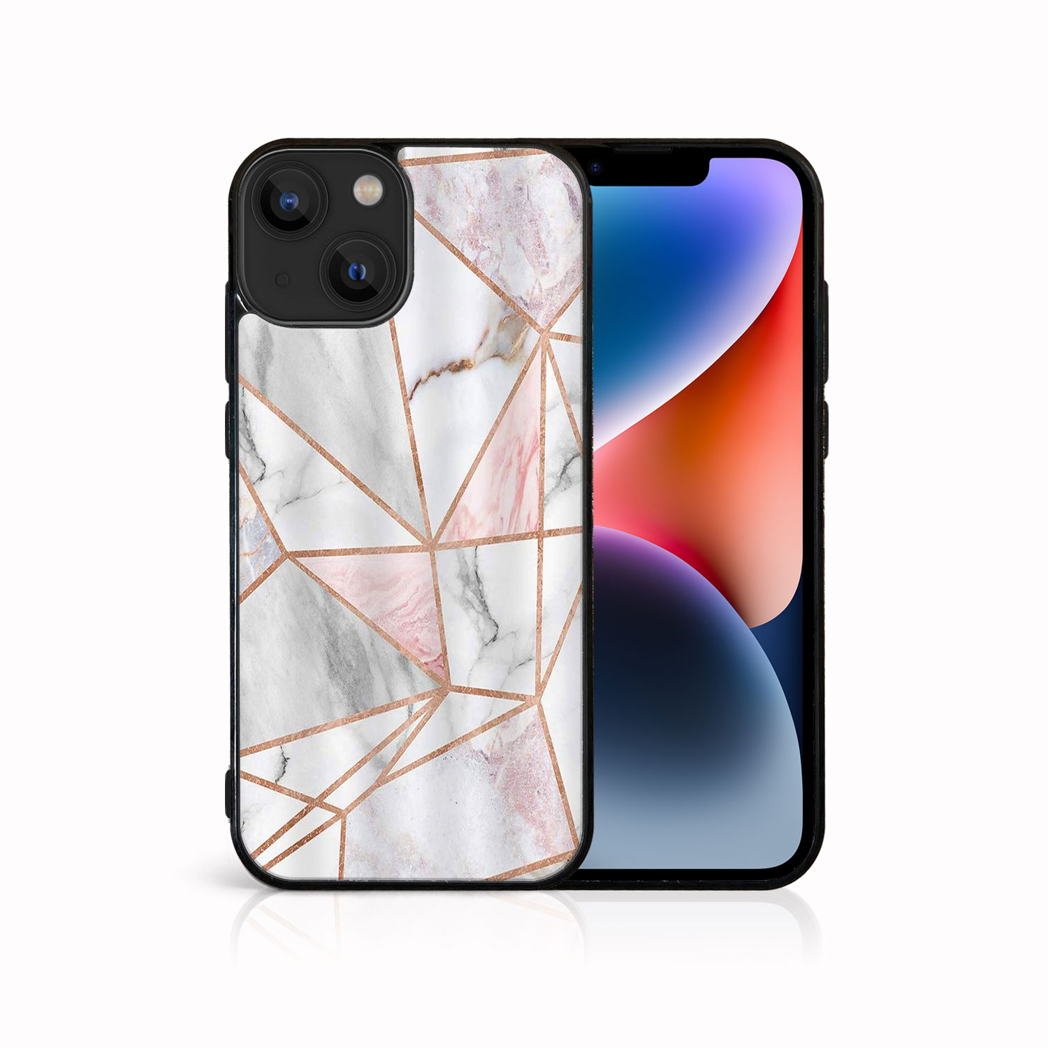 E-shop MY ART Ochranný kryt pre Apple iPhone 14 PINK MARBLE (143)