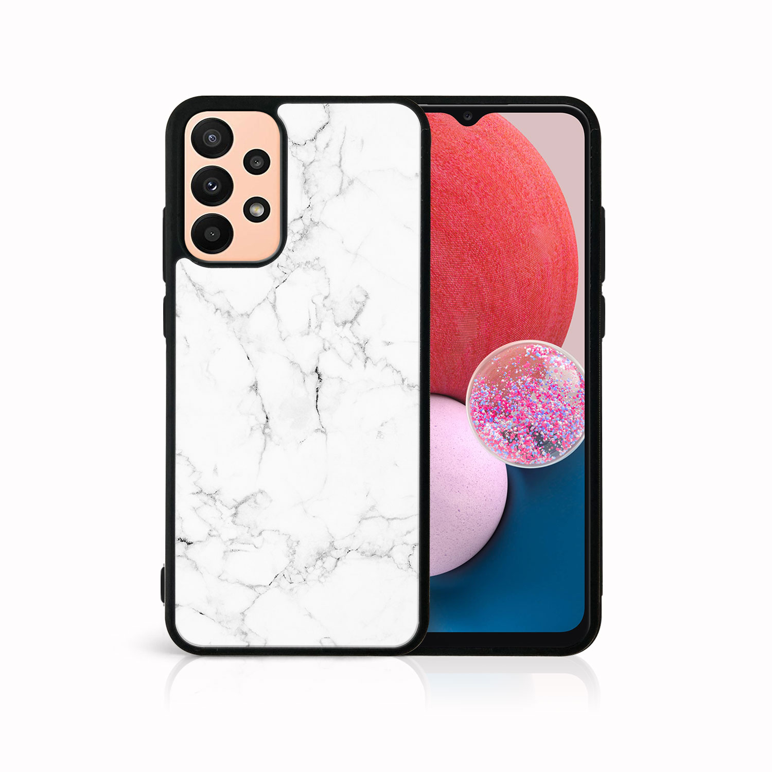 E-shop MY ART Ochranný obal Samsung Galaxy A13 WHITE MARBLE (144)