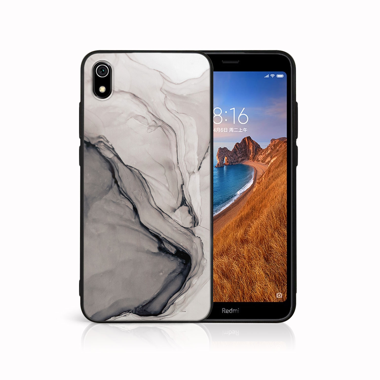 E-shop MY ART Ochranný kryt pre Xiaomi Redmi 7A BLACK INK (146)