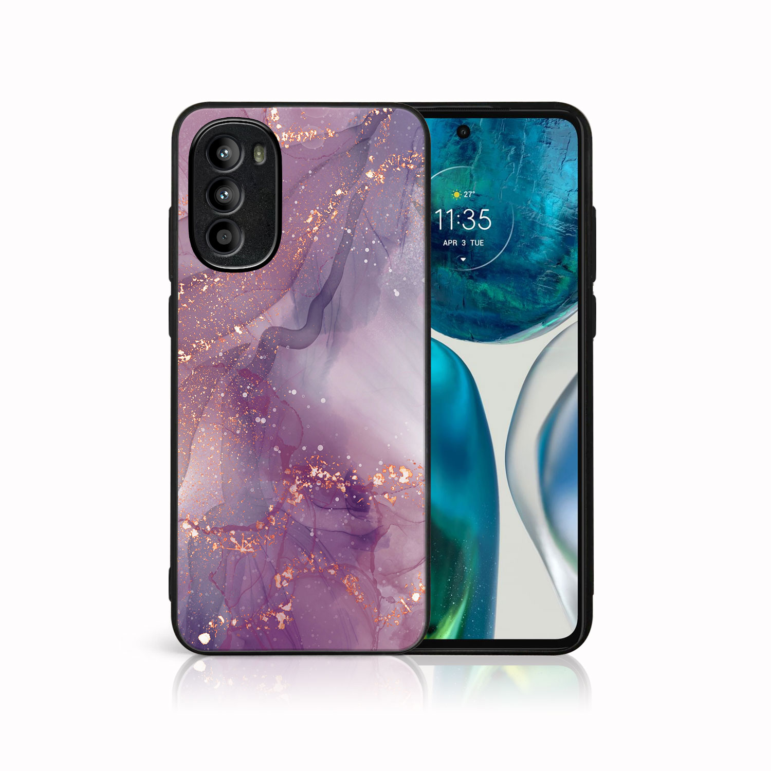 E-shop MY ART Ochranný obal Motorola Moto G52 PURPLE (148)