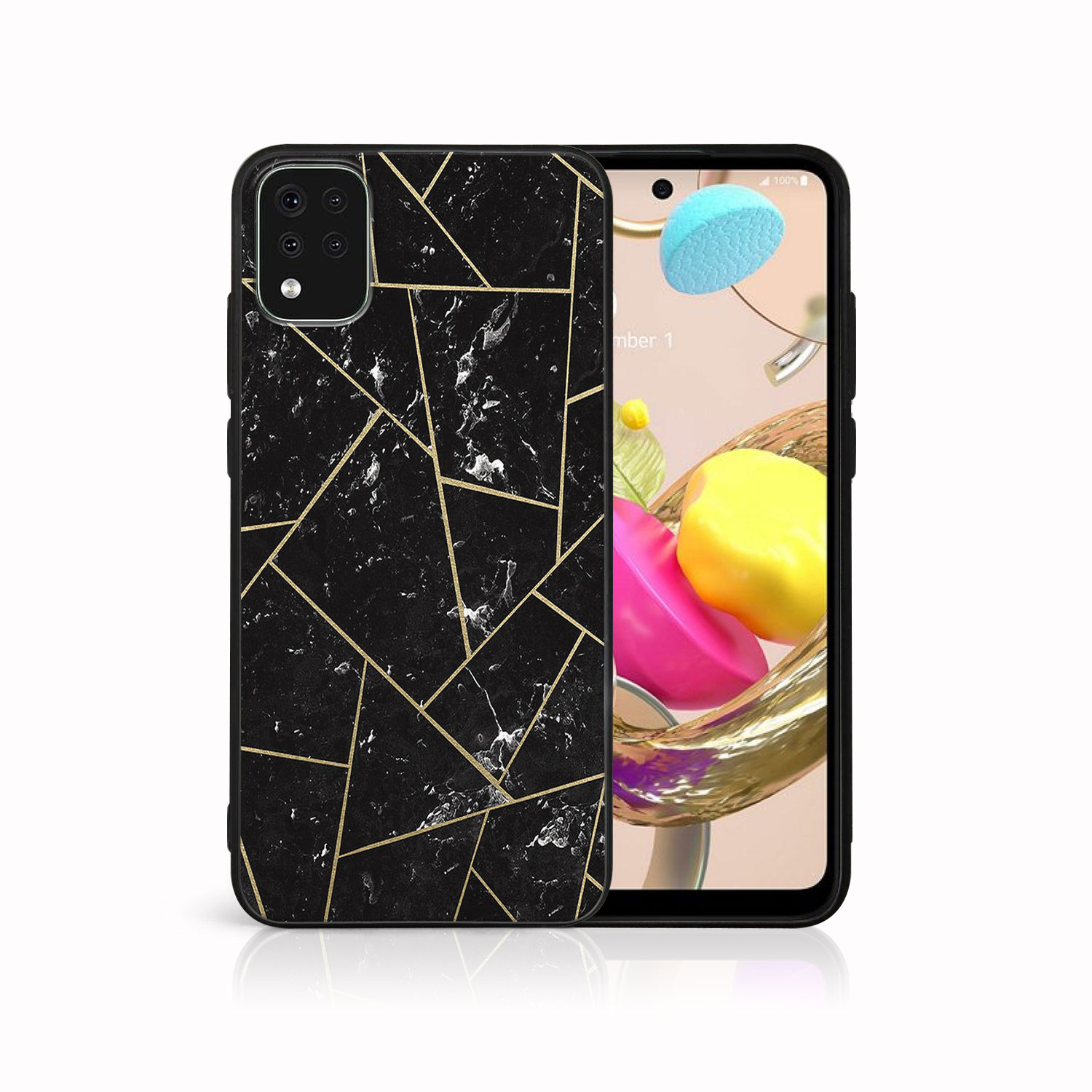 E-shop MY ART Ochranný kryt pre LG K42 POLYGONAL (150)