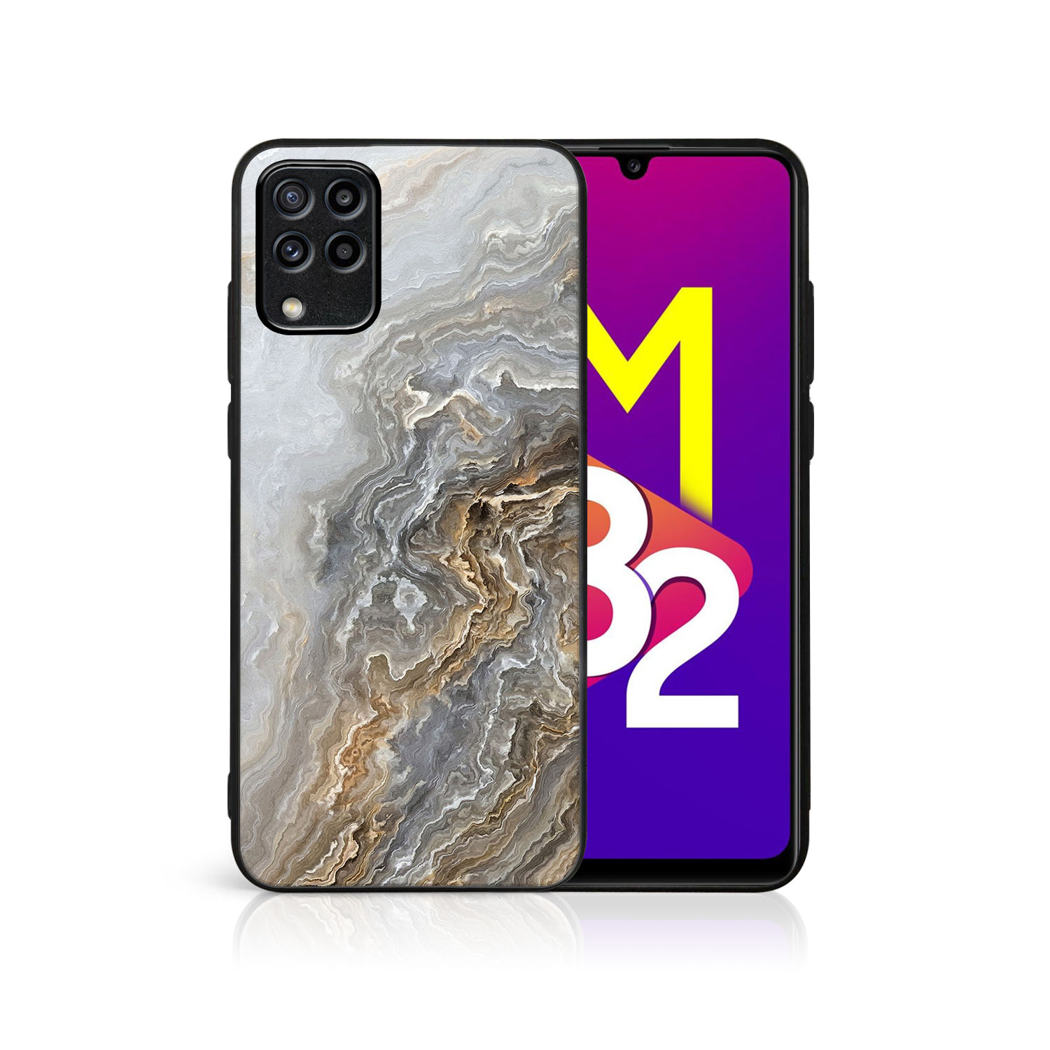 E-shop MY ART Ochranný kryt pre Samsung Galaxy M53 5G BEIGE (151)