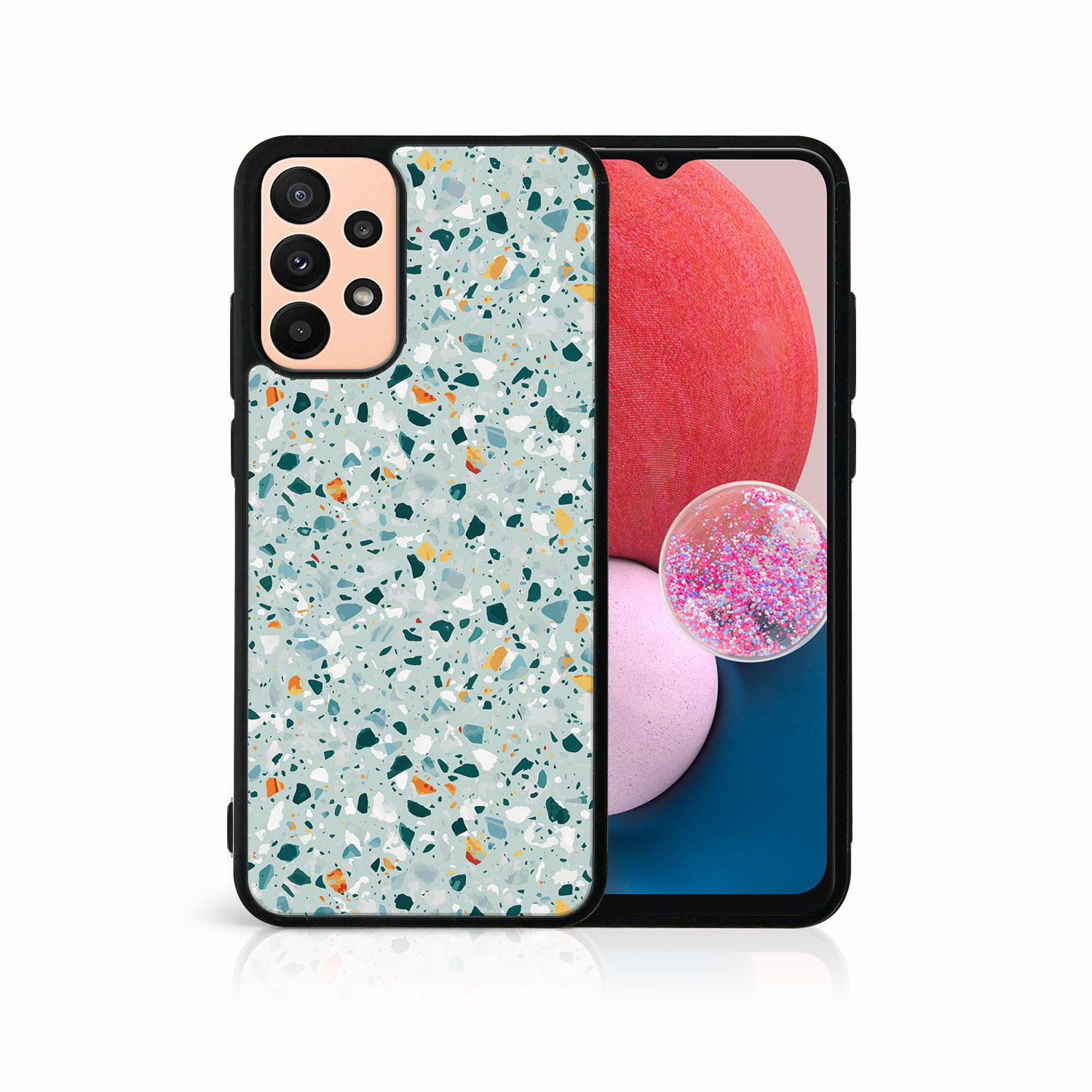 E-shop MY ART Ochranný obal Samsung Galaxy A13 BLUE TERRAZZO (164)