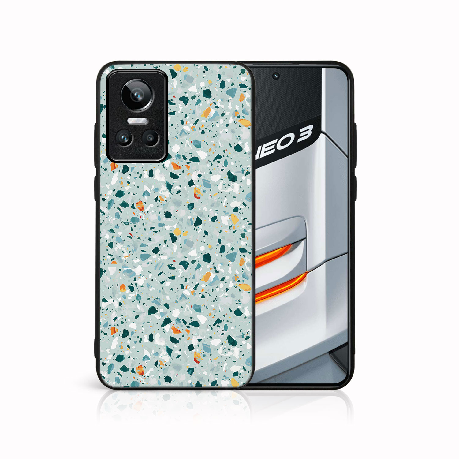 E-shop MY ART Ochranný kryt Realme GT Neo3 BLUE TERRAZZO (164)