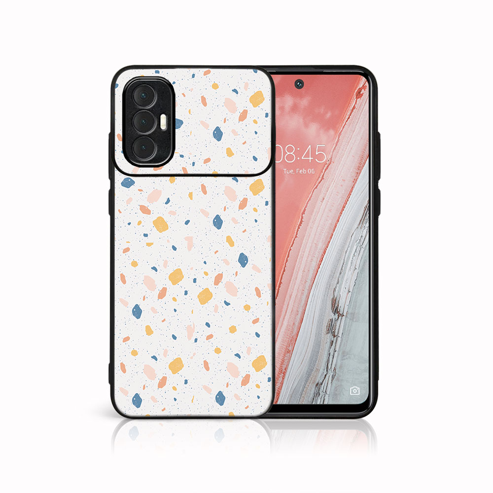 E-shop MY ART Ochranný obal Tecno Spark 8 Pro ORANGE TERRAZZO (165)