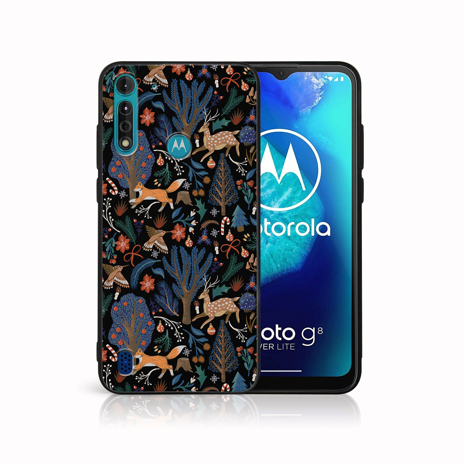 E-shop MY ART Kryt s vianočným dizajnom Motorola Moto G8 Power Lite WINTER (071)