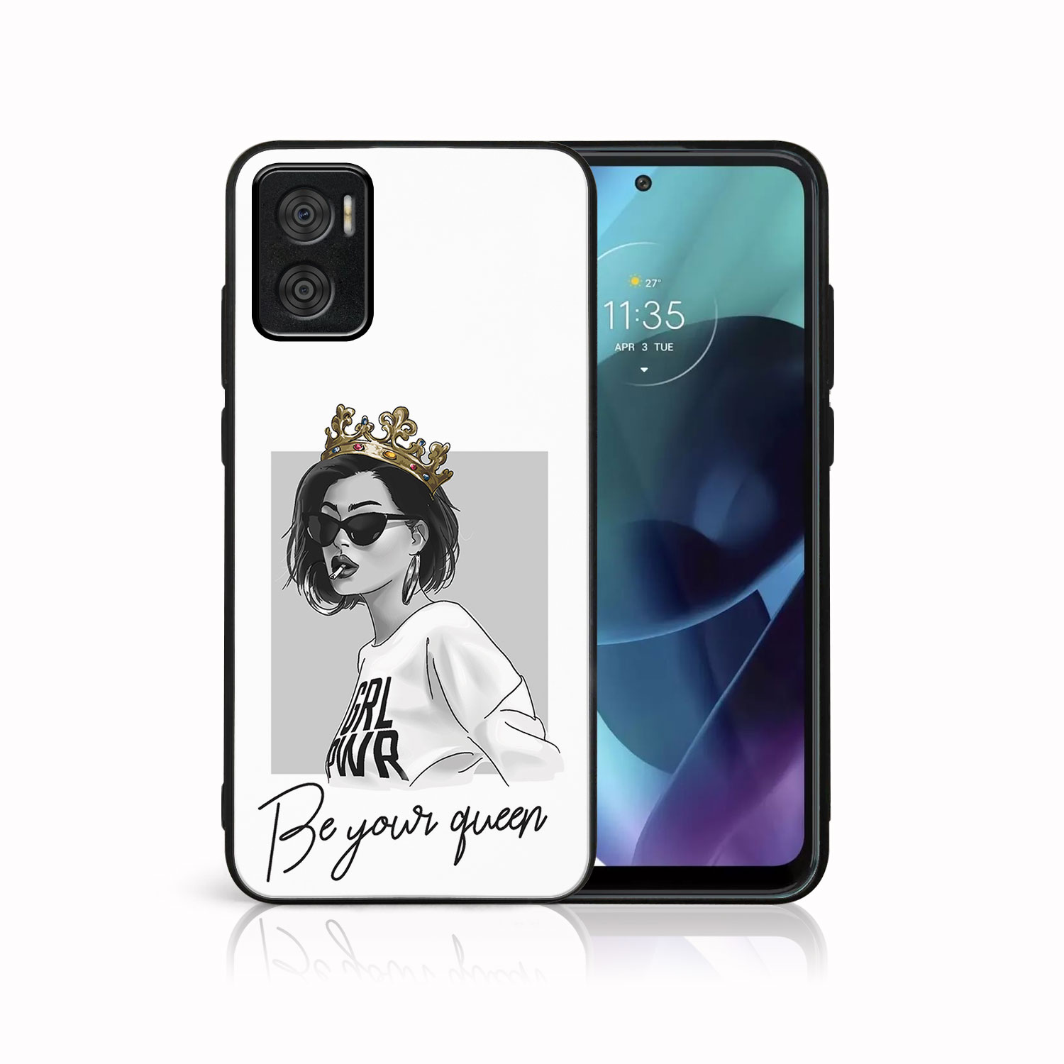E-shop MY ART Ochranný obal Motorola Moto E22 / E22i QUEEN (139)