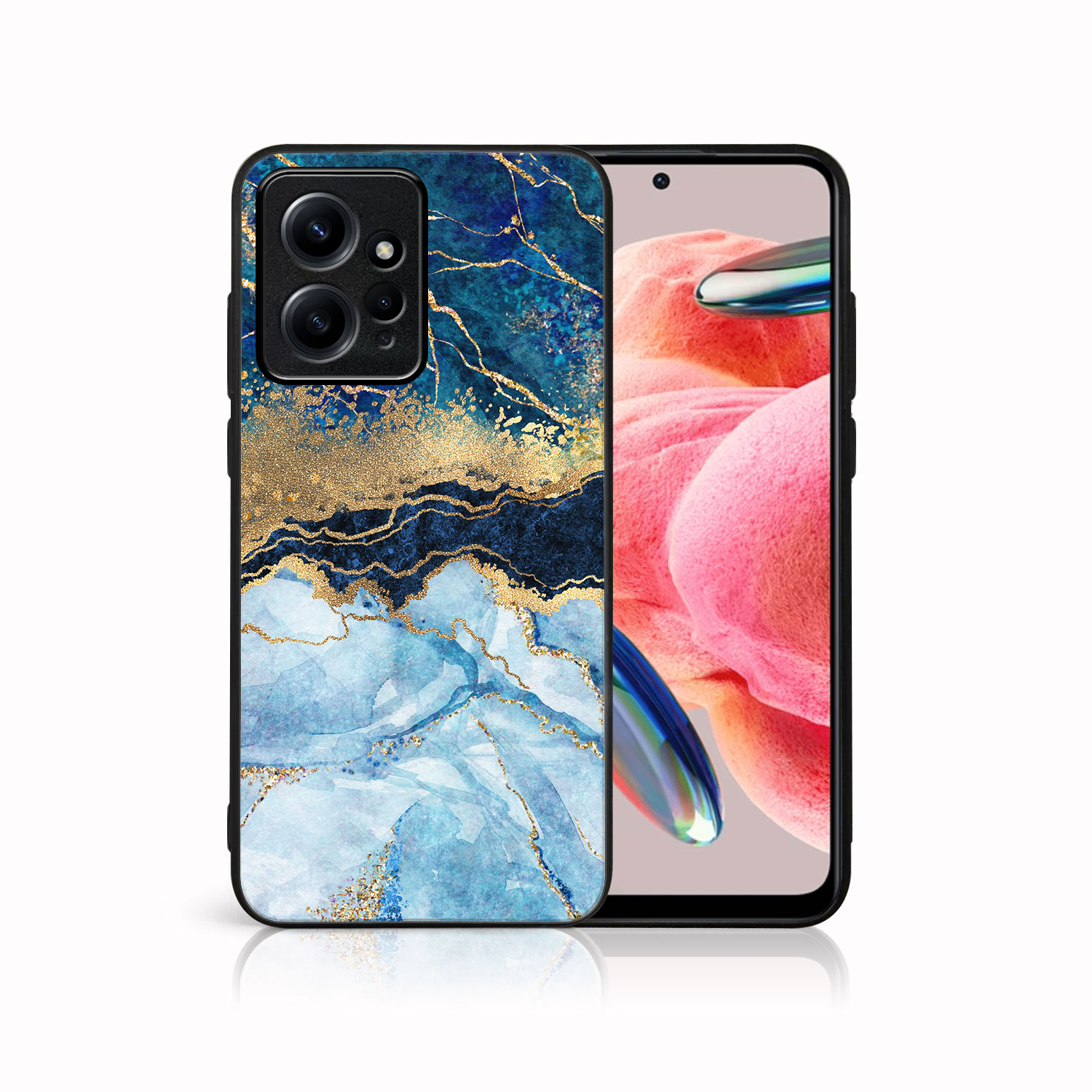 E-shop MY ART Ochranný obal Xiaomi Redmi Note 12 BLUE MARBLE (141)