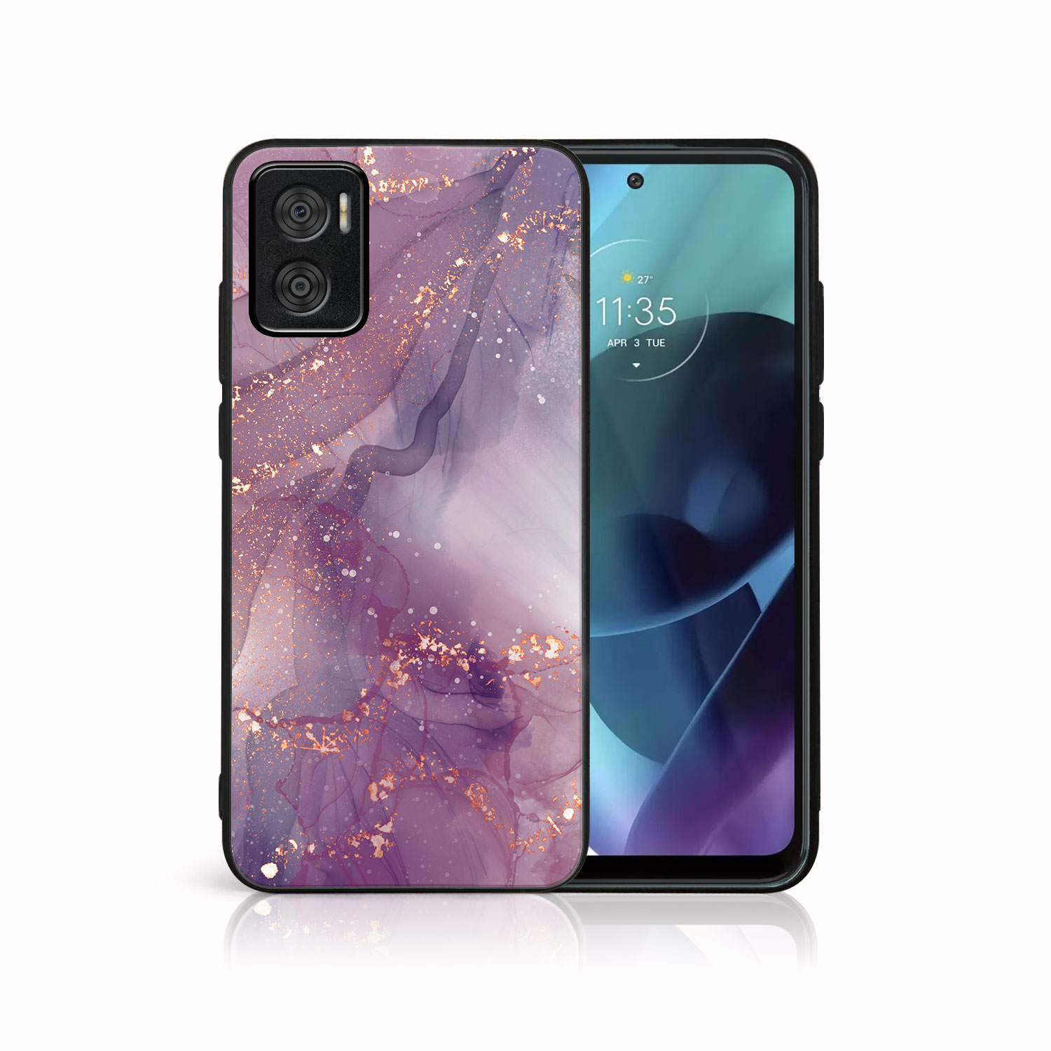 E-shop MY ART Ochranný obal Motorola Moto E22 / E22i PURPLE (148)