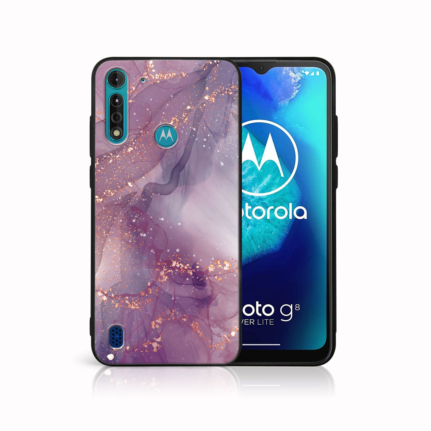 E-shop MY ART Ochranný kryt pre Motorola Moto G8 Power Lite PURPLE (148)