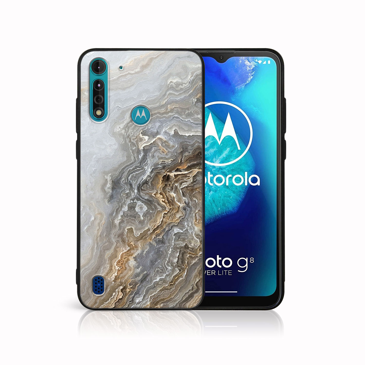 E-shop MY ART Ochranný kryt pre Motorola Moto G8 Power Lite BEIGE (151)