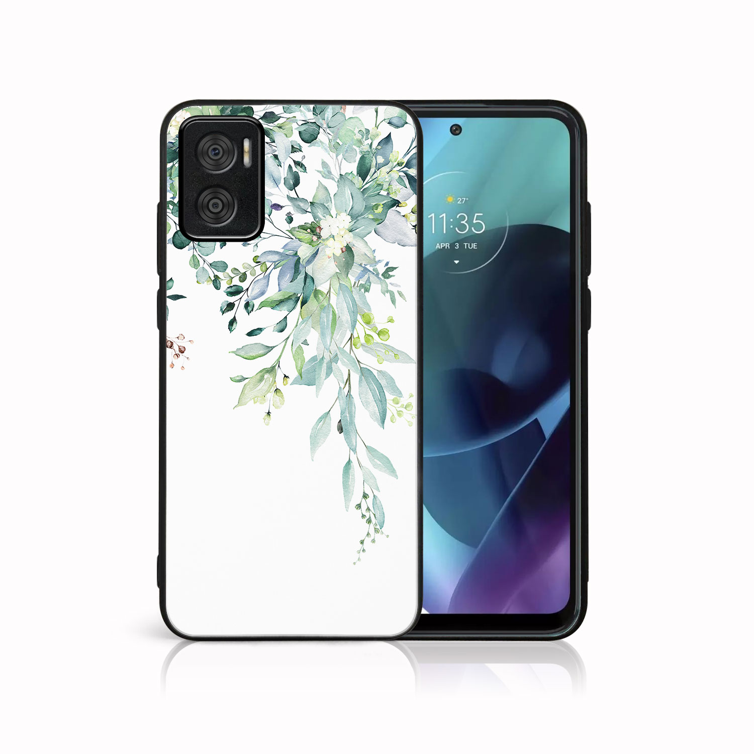 E-shop MY ART Ochranný obal Motorola Moto E22 / E22i GREENERY (155)