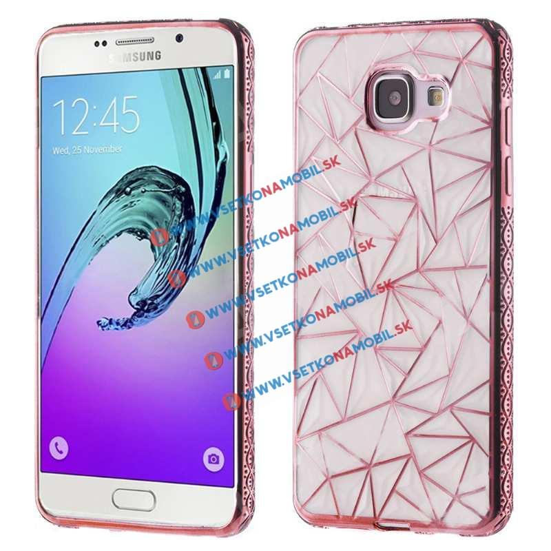 FORCELL Silikónový kryt Samsung Galaxy A5 2016 DIAMOND ružový