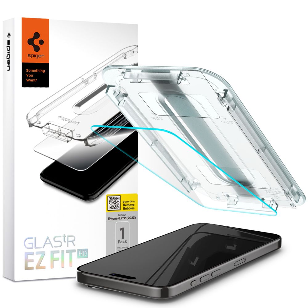 E-shop SPIGEN GLAS.tR EZ FIT Ochranné sklo Apple iPhone 15 Pro Max