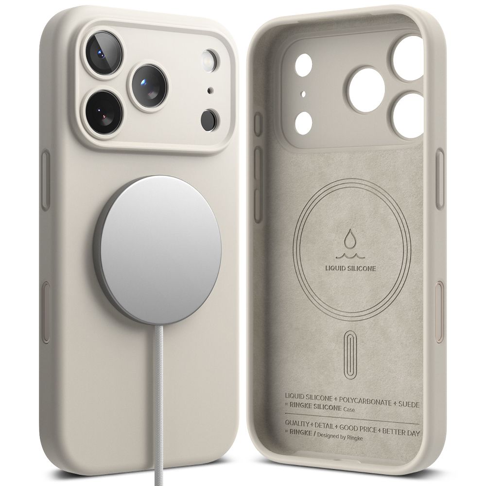 E-shop RINGKE SILICONE MAGSAFE Ochranný kryt Apple iPhone 17 Pro Max STONE