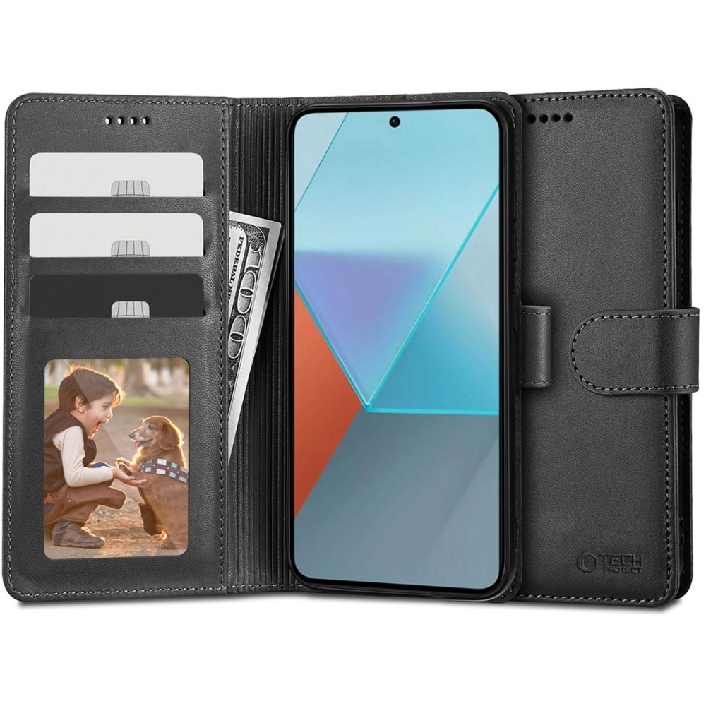 E-shop TECH-PROTECT WALLET Puzdro pre Xiaomi Redmi Note 13 čierny