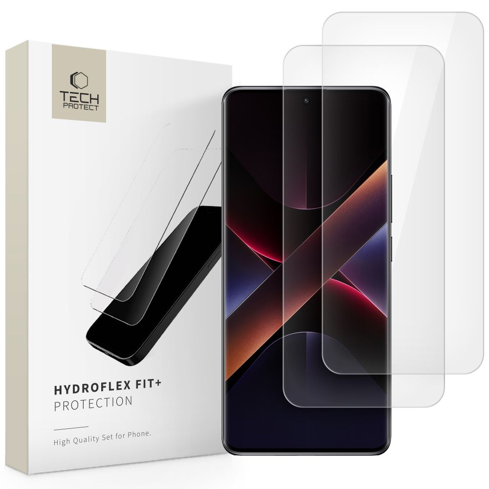 E-shop TECH-PROTECT HYDROFLEX FIT+ 2-PACK Fólia pre Xiaomi Redmi Note 14 Pro 5G / Redmi Note 14 Pro+ 5G / Poco X7