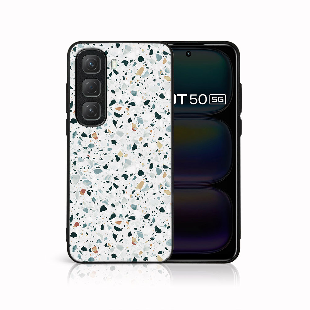 E-shop MY ART Ochranný kryt pre Infinix Hot 50 GREY TERRAZZO (163)