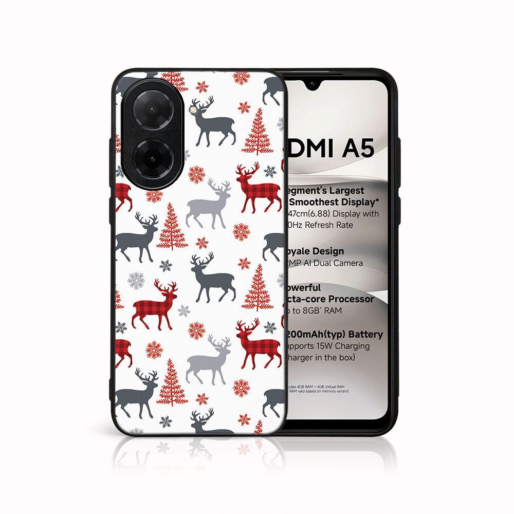 E-shop MY ART Kryt s vianočným dizajnom Xiaomi Redmi A5 DEER (068)