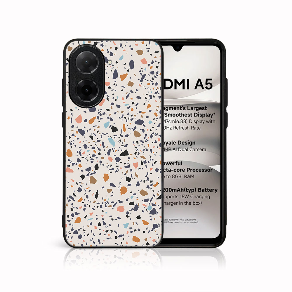 E-shop MY ART Ochranný kryt pre Xiaomi Redmi A5 BEIGE TERRAZZO (162)