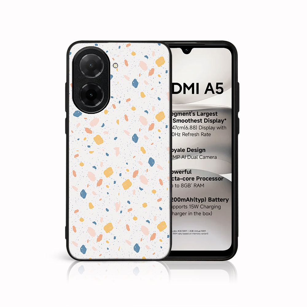 E-shop MY ART Ochranný kryt pre Xiaomi Redmi A5 ORANGE TERRAZZO (165)