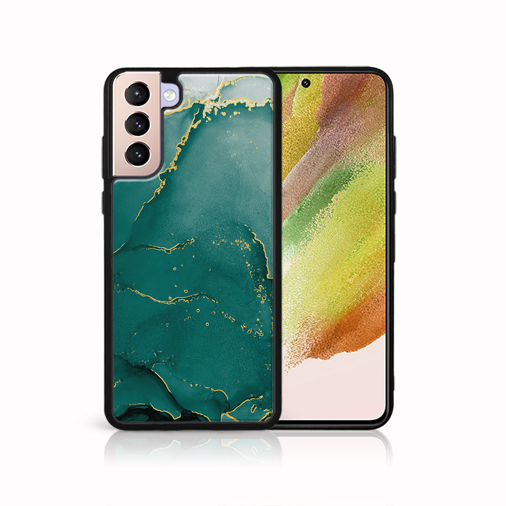 E-shop MY ART Ochranný kryt pre Samsung Galaxy S22 5G GREEN MARBLE (145)