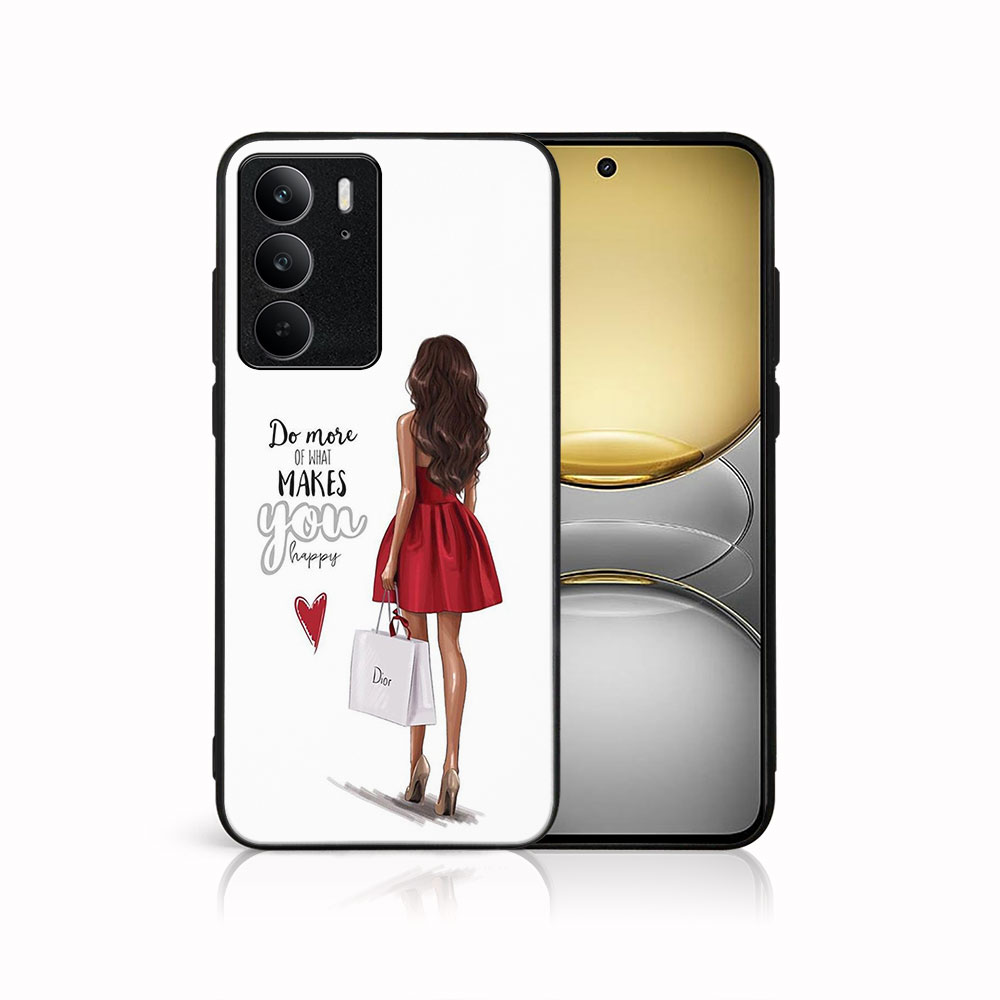 E-shop MY ART Ochranný kryt pre Realme C75 / Realme 14x 5G RED DRESS (137)