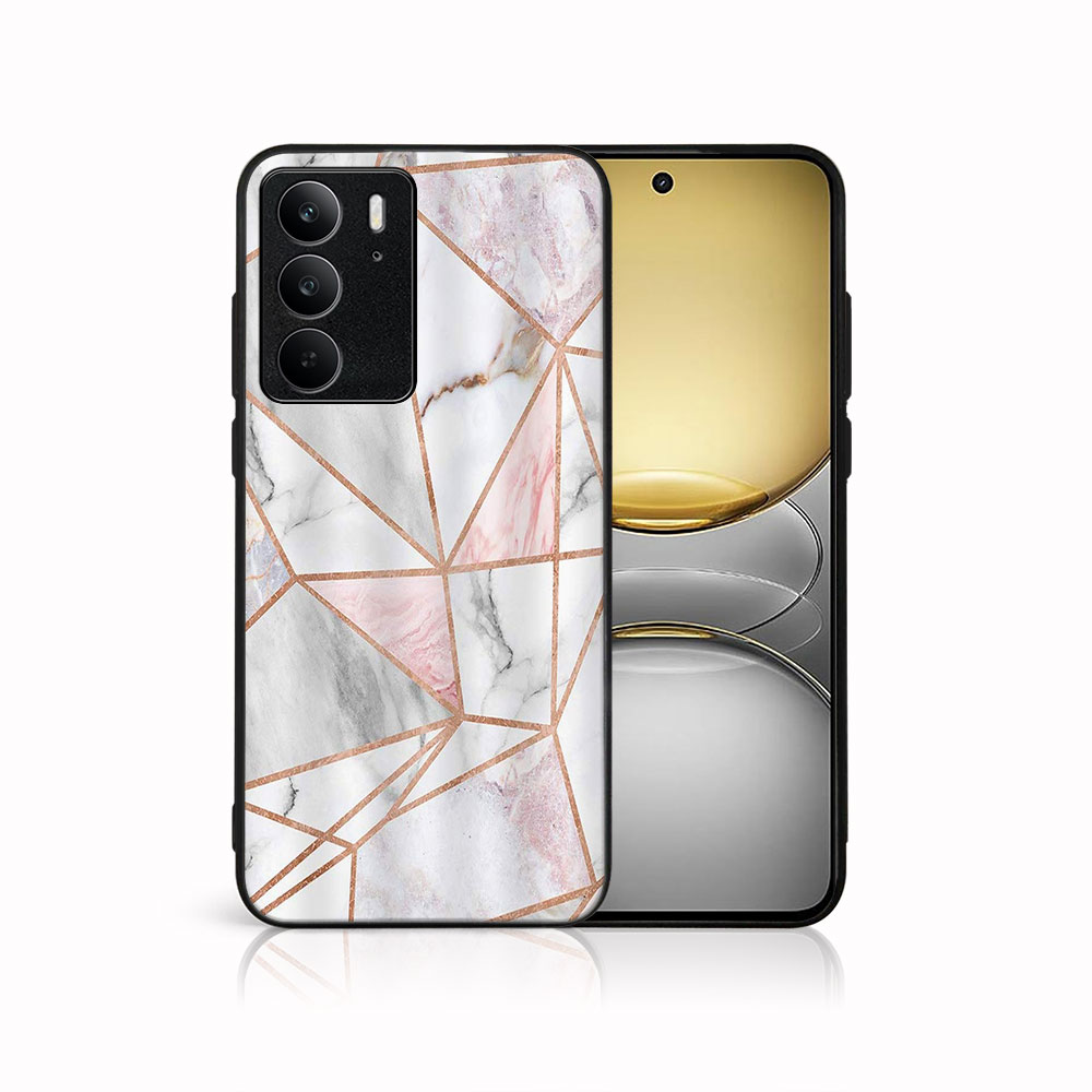 E-shop MY ART Ochranný kryt pre Realme C75 / Realme 14x 5G PINK MARBLE (143)