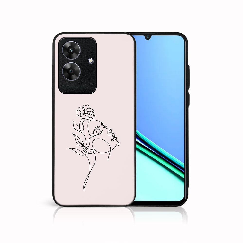 E-shop MY ART Ochranný kryt pre Realme Note 60 ROSE GIRL (198)
