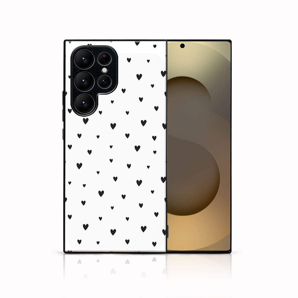 E-shop MY ART Ochranný kryt pre Samsung Galaxy S25 Ultra 5G BLACK HEARTS (167)