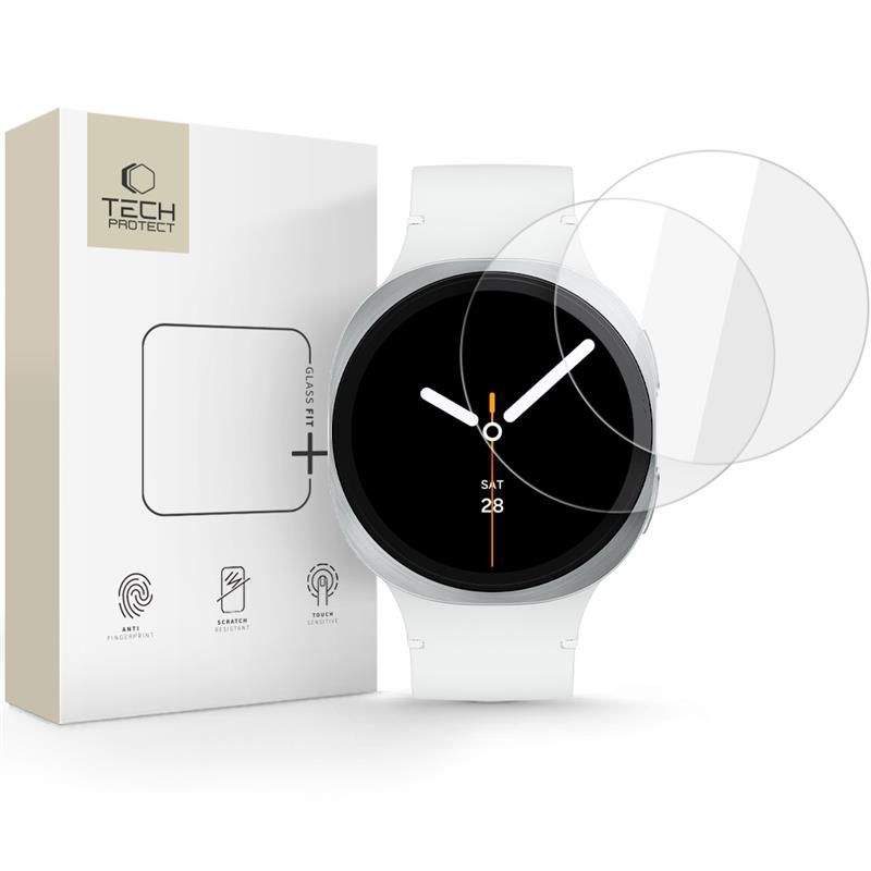 E-shop TECH-PROTECT GLASS FIT+ 2-PACK Ochranné sklo pre Samsung Galaxy Watch8 40mm