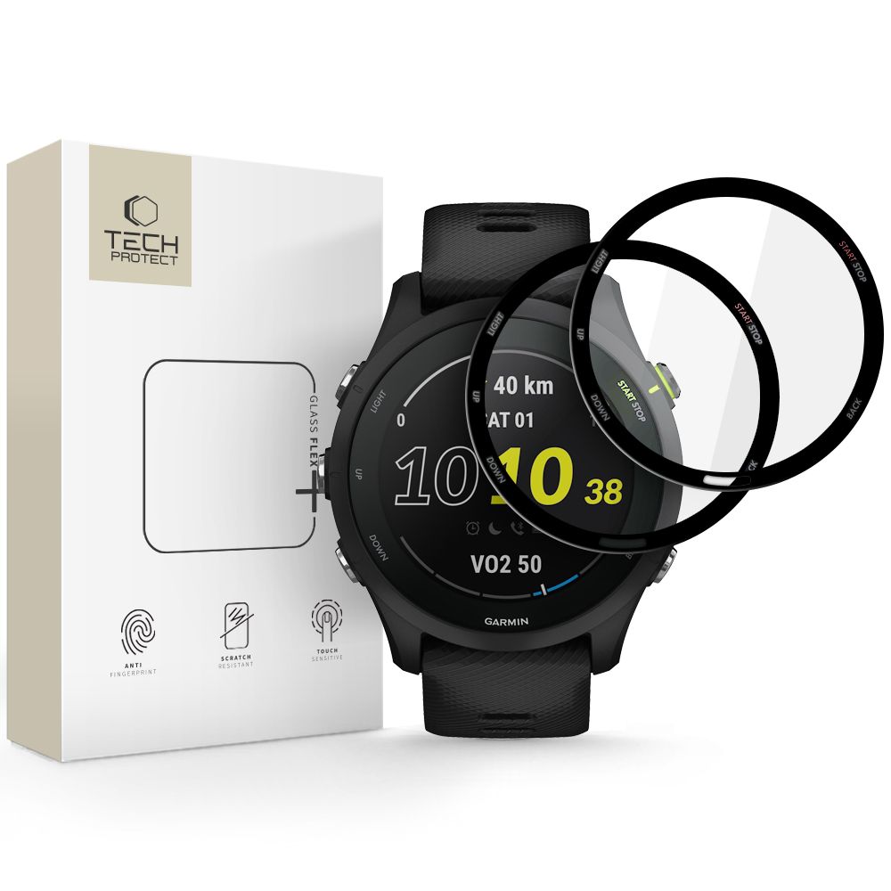 E-shop TECH-PROTECT GLASS FLEX+ 2-PACK Sklo pre Garmin Forerunner 255 / Forerunner 255 Music
