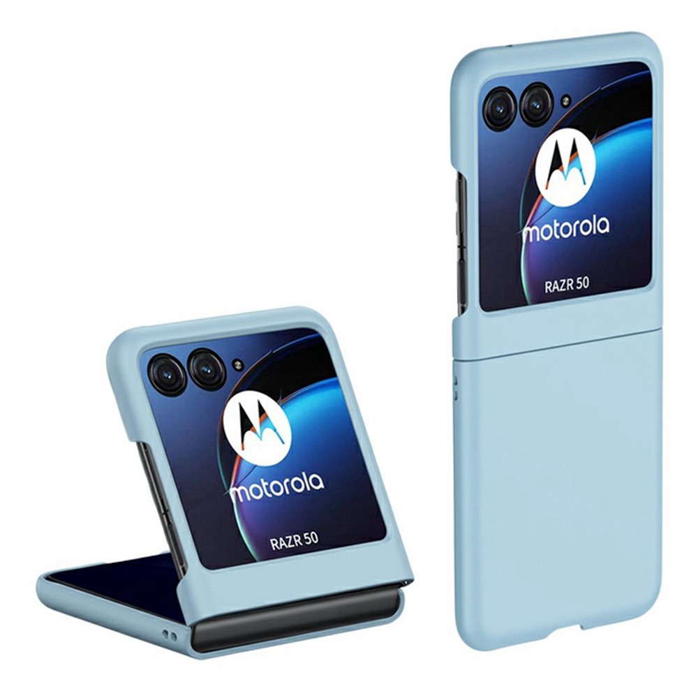 E-shop PLASTIC Ochranný plastový kryt pre Motorola Razr 60 / Razr 70 svetlomodrý