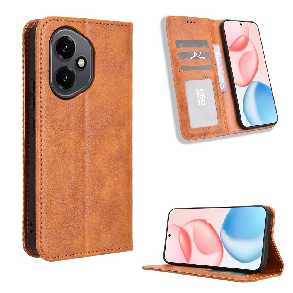 E-shop BUSINESS Peňaženkový kryt pre Honor 400 5G hnedý