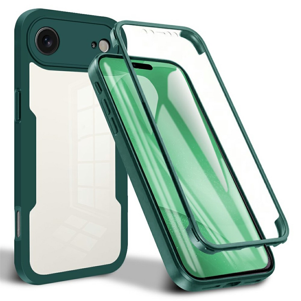 E-shop DUAL Obojstranný kryt s fóliou Apple iPhone Air zelený