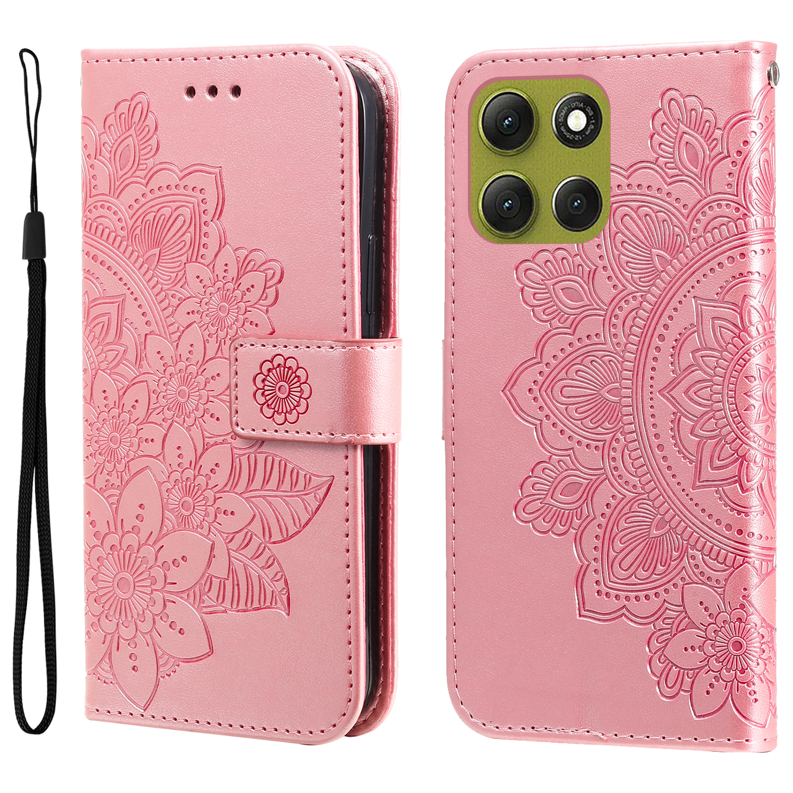 E-shop ART MANDALA Peňaženkový obal pre Motorola Moto G86 5G ružový