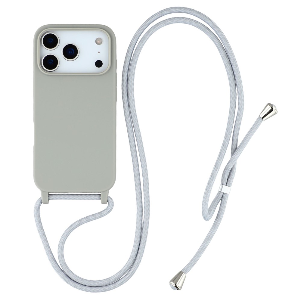 E-shop ROPE Kryt so šnúrkou Apple iPhone 17 Pro Max šedý