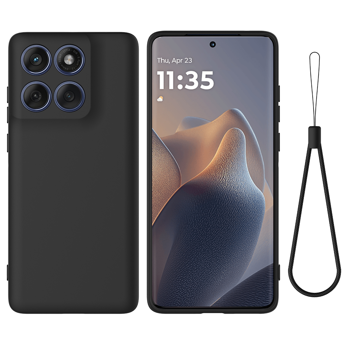 E-shop RUBBER Ochranný obal pre Motorola Edge 70 čierny