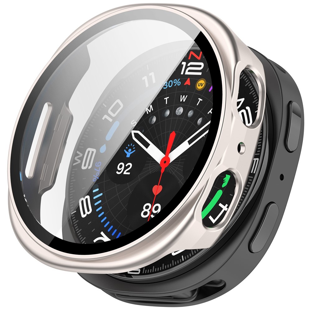 E-shop PC FULL COVER Plastový kryt so sklom pre Samsung Galaxy Watch8 40mm STARLIGHT